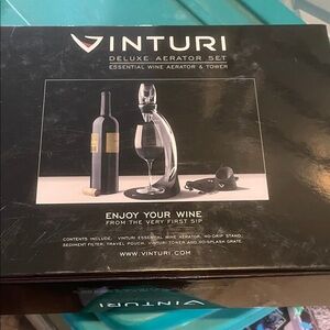 Vinturi Deluxe Wine Aerator Set - Black